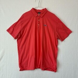 Red Patagonia polo shirt men's size XL